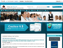 Tablet Screenshot of logiciel-coclico.com